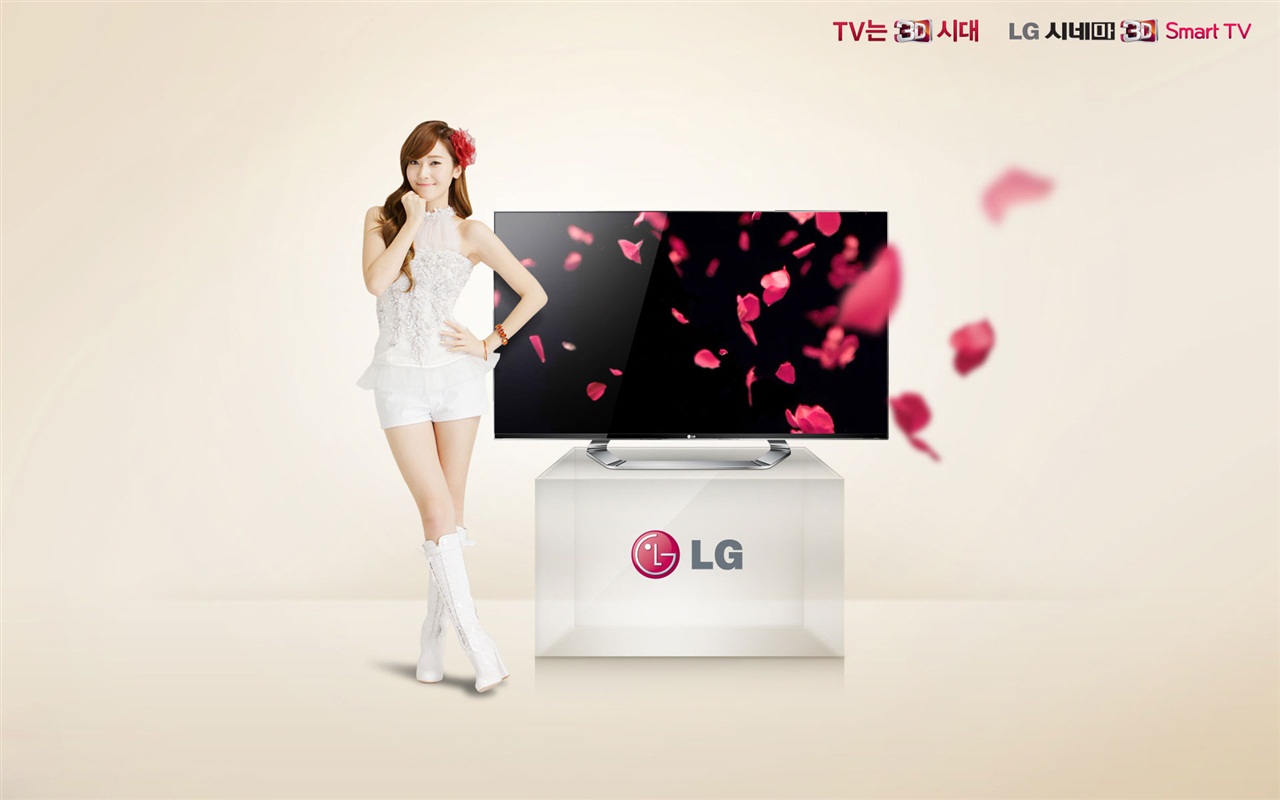 소녀 시대 ACE와 LG의 보증 광고의 HD 배경 화면 #18 - 1280x800