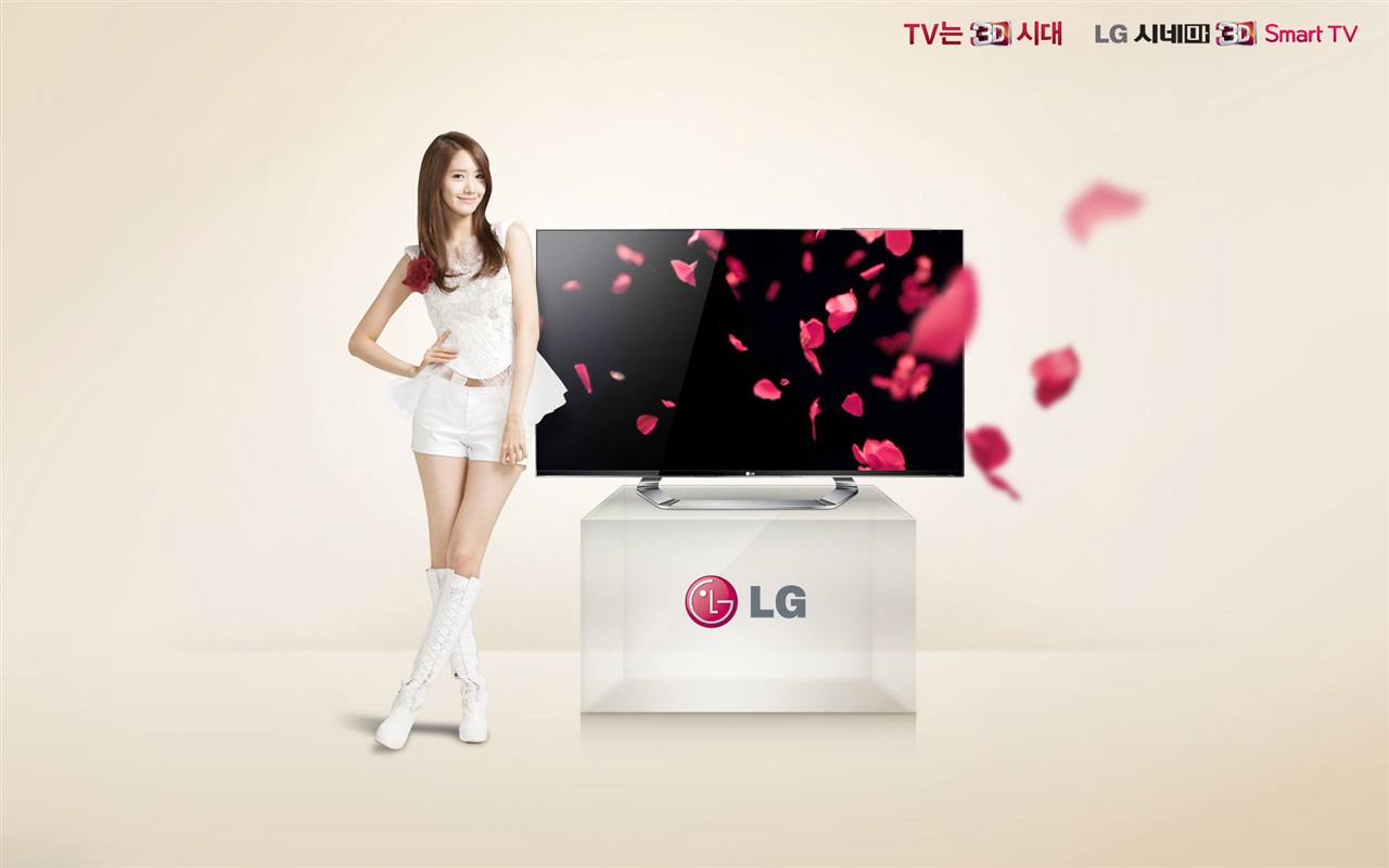 Girls Generation ACE and LG endorsements ads HD wallpapers #20 - 1280x800