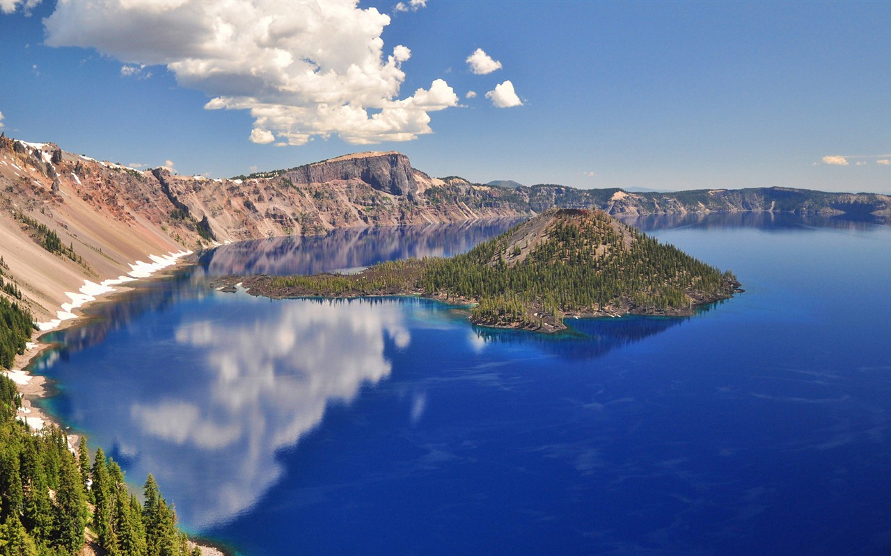 Les lacs, la mer, les arbres, les forêts, les montagnes, le papier peint de beaux paysages #16 - 1280x800