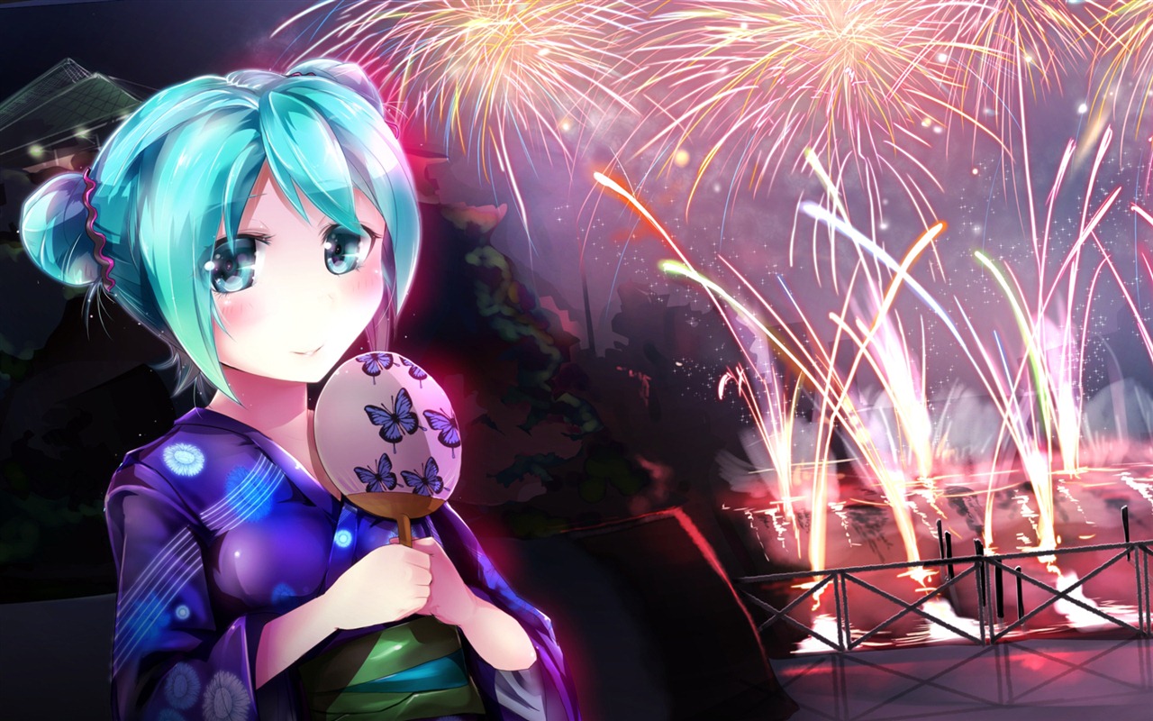 Hatsune Miku series wallpaper (5) #1 - 1280x800