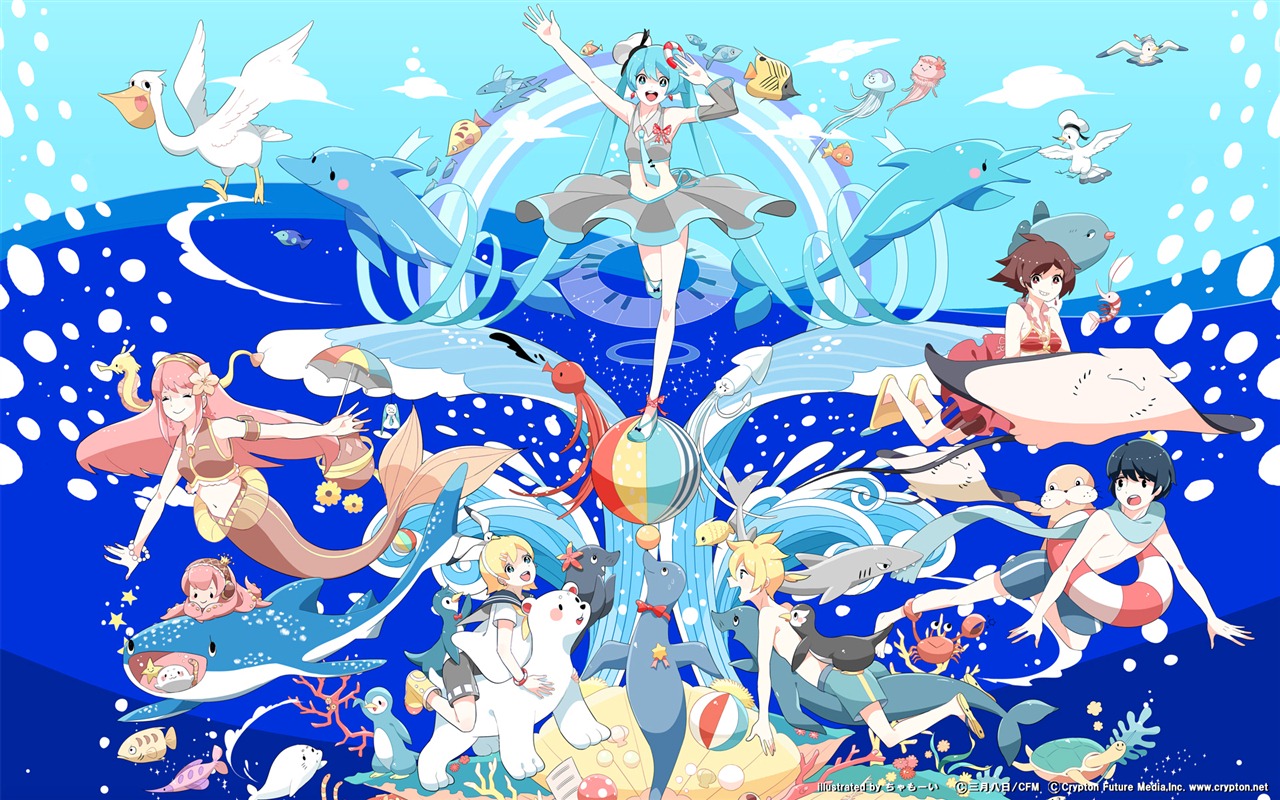 Hatsune Miku serie wallpaper (5) #5 - 1280x800