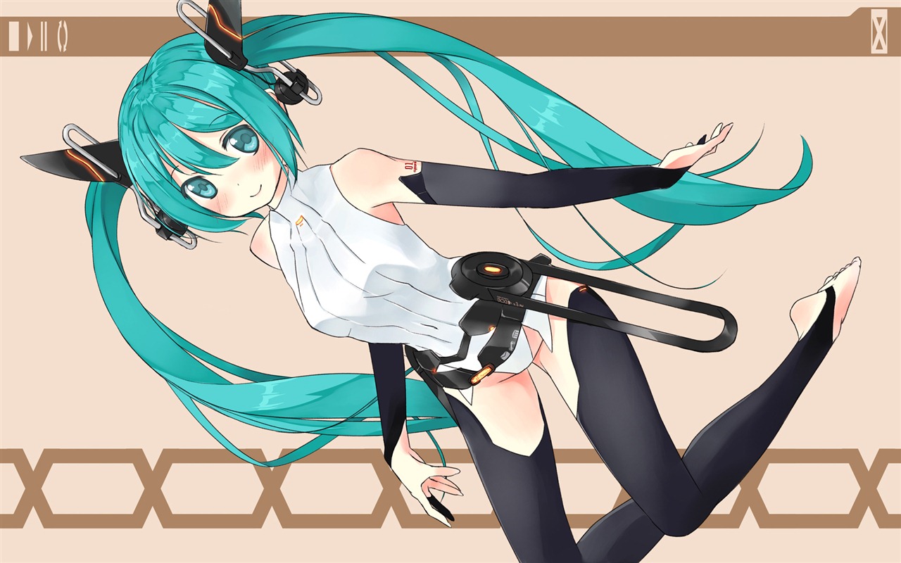 Hatsune Miku serie wallpaper (5) #7 - 1280x800