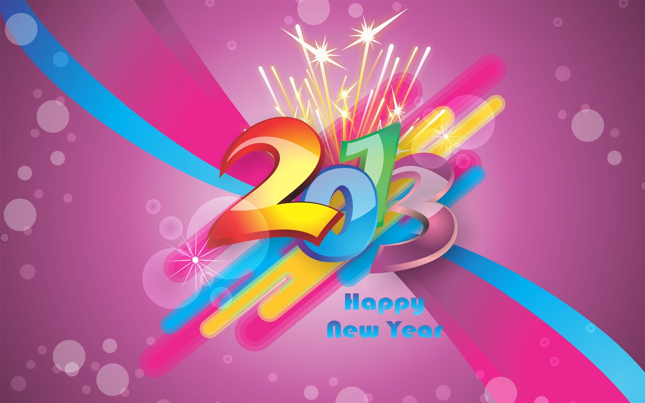 2013 Happy New Year HD обои #8 - 1280x800