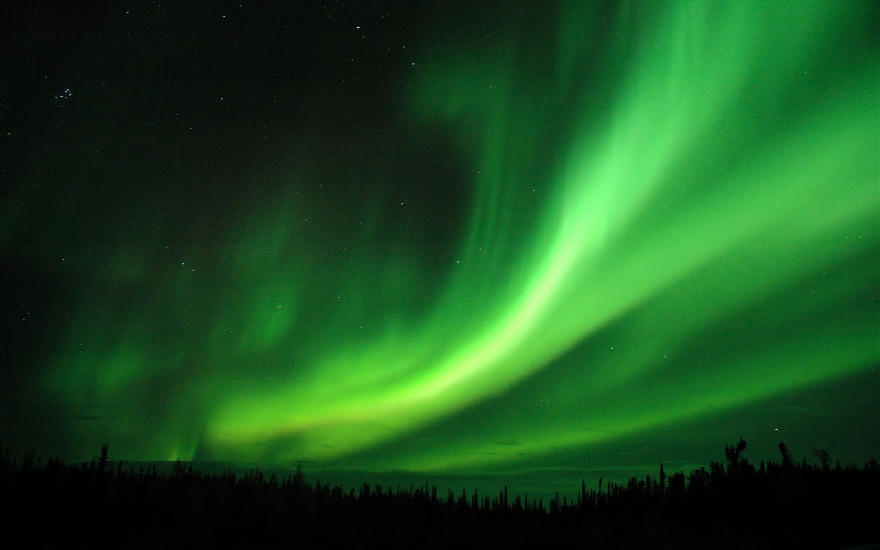 Природные чудеса Northern Lights HD обои (1) #4 - 1280x800
