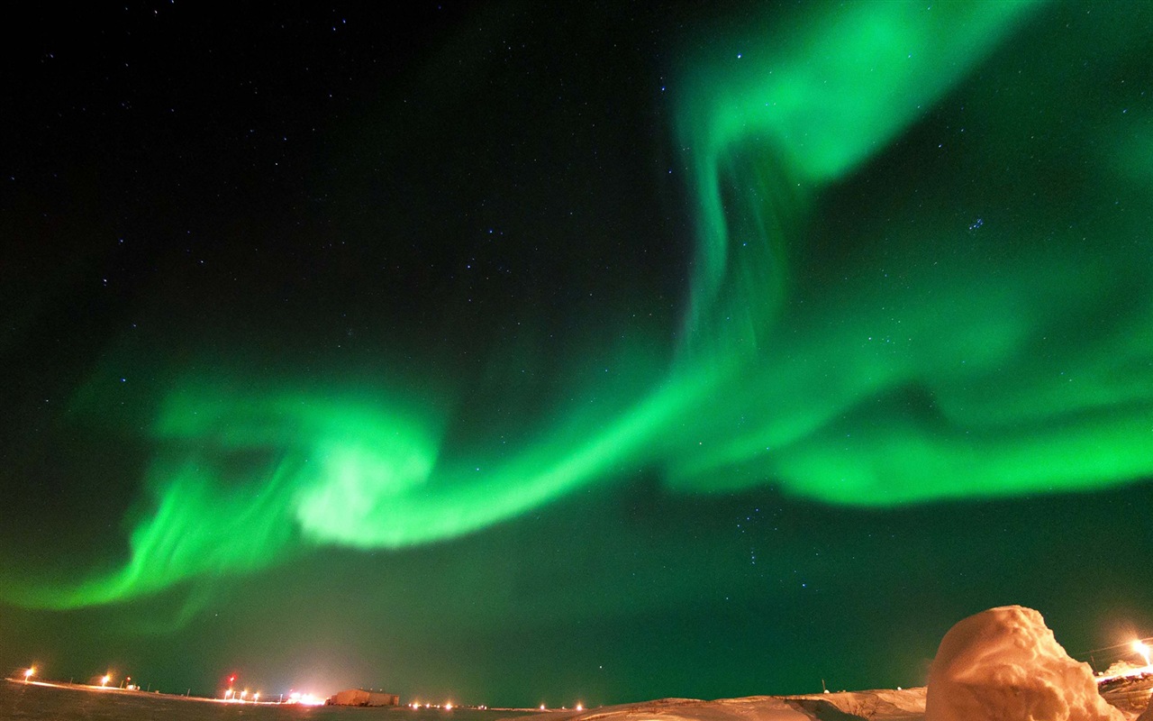 Природные чудеса Northern Lights HD обои (1) #8 - 1280x800
