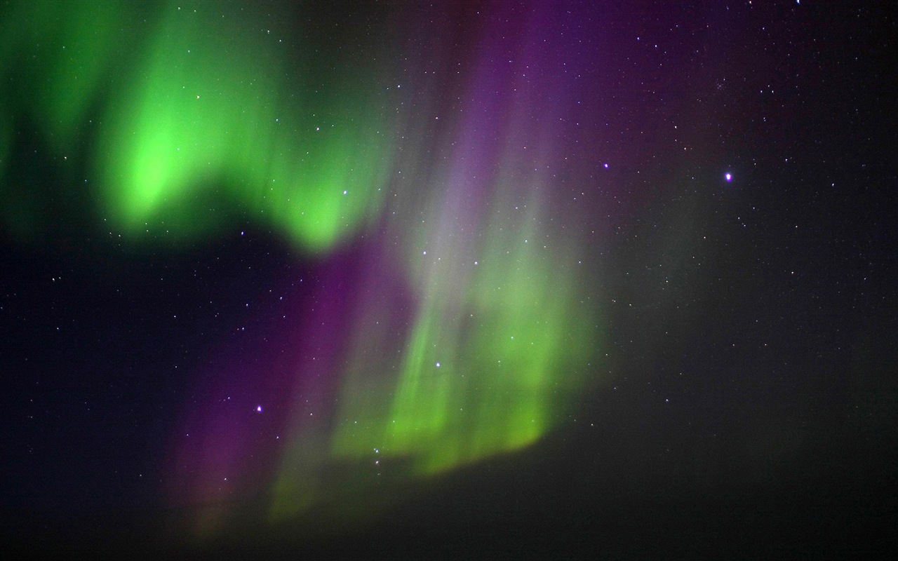 Природные чудеса Northern Lights HD обои (1) #15 - 1280x800