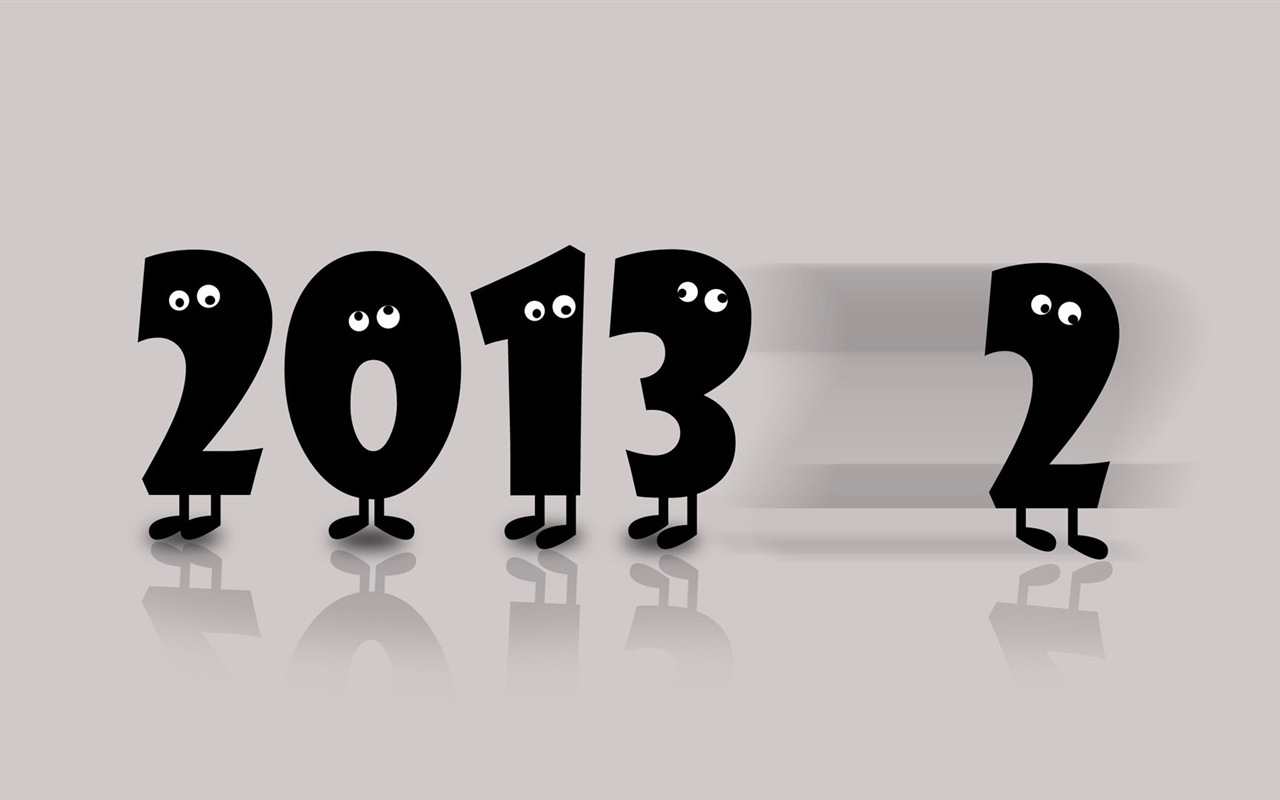 2013 Año Nuevo fondo de pantalla tema creativo (1) #2 - 1280x800