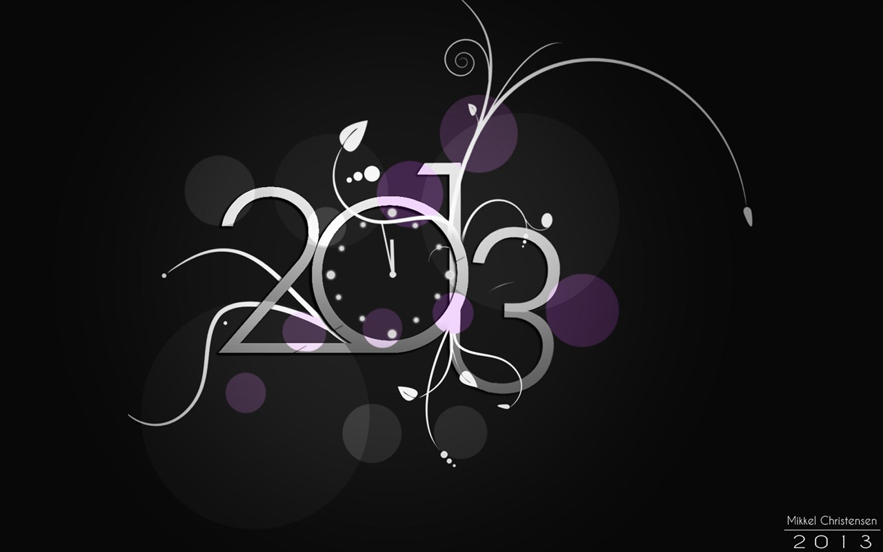 2013 새해 테마 창작 배경 화면 (2) #12 - 1280x800