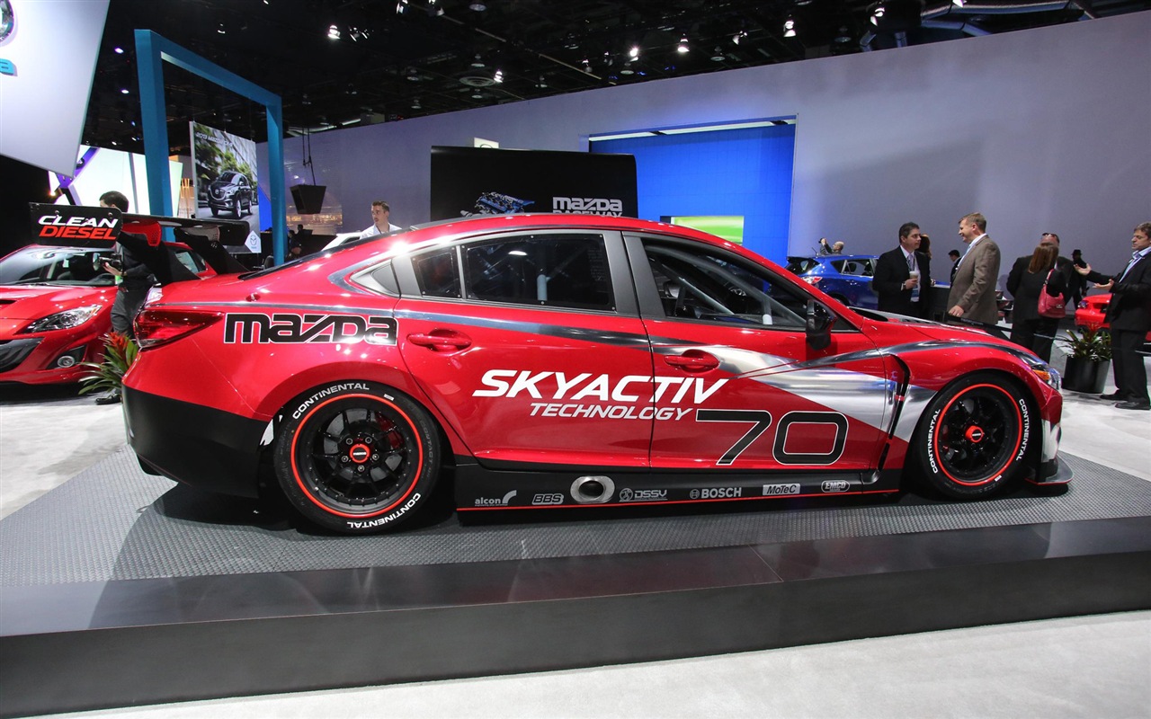 2013 Mazda 6 Skyactiv-D race car 馬自達高清壁紙 #2 - 1280x800