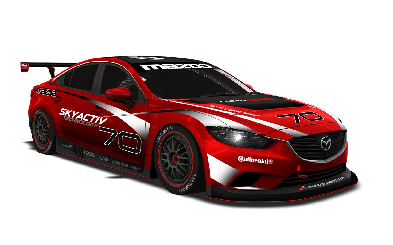 2013 Mazda 6 Skyactiv-D race car 马自达 高清壁纸10 - 1280x800