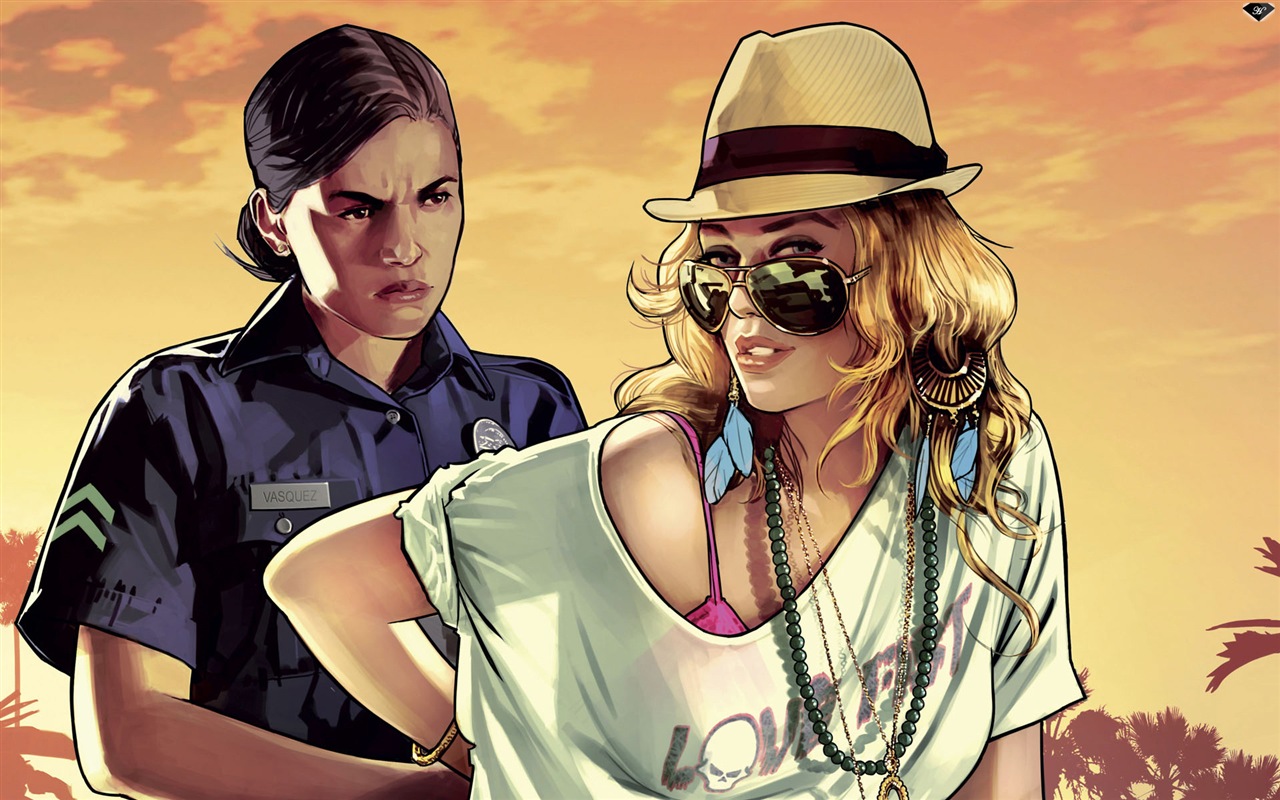 Grand Theft Auto V GTA 5 fonds d'écran de jeux HD #4 - 1280x800