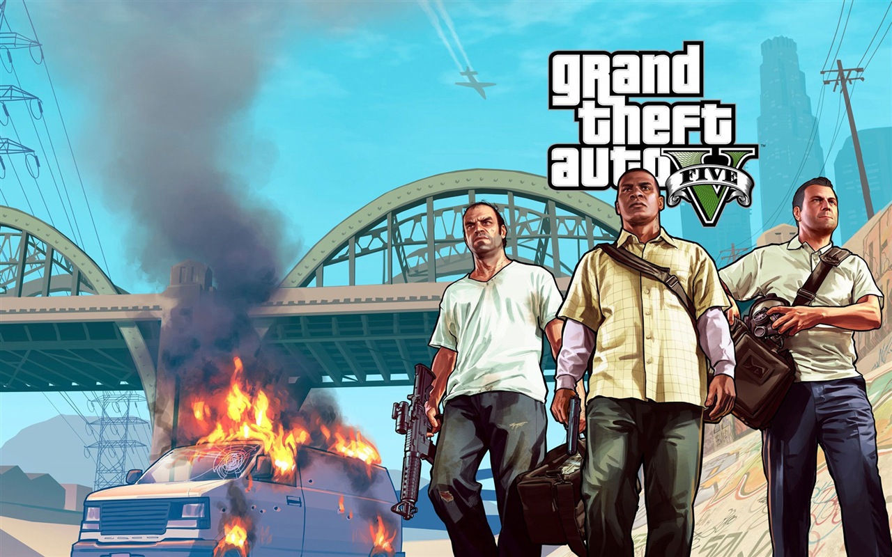 Grand Theft Auto V GTA 5 fonds d'écran de jeux HD #7 - 1280x800