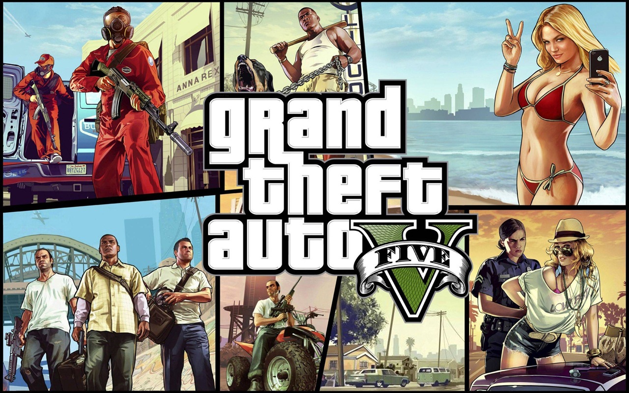 Grand Theft Auto V GTA 5 обои HD игры #8 - 1280x800