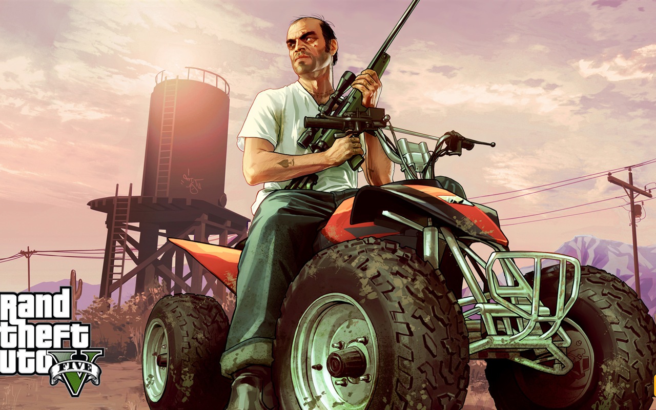 Grand Theft Auto V GTA 5 обои HD игры #19 - 1280x800