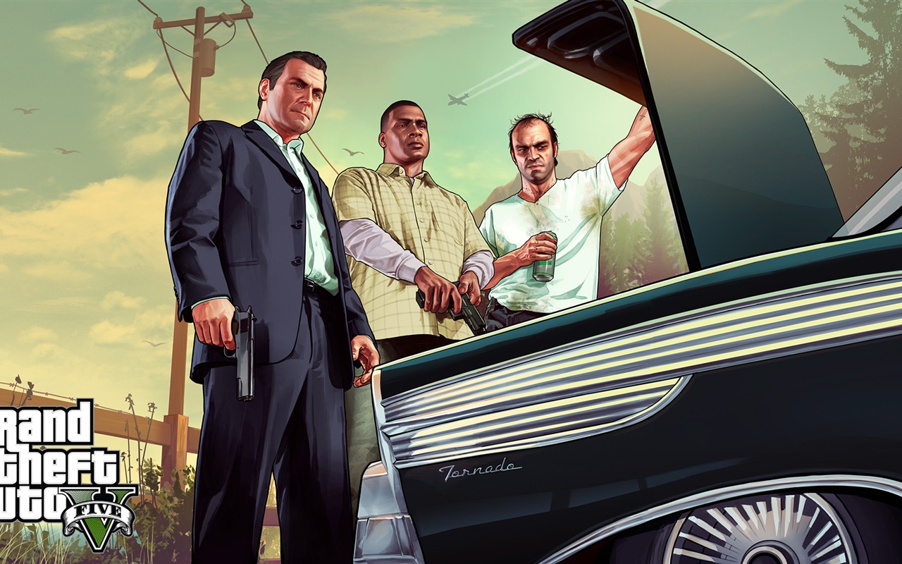 Grand Theft Auto V GTA 5 fonds d'écran de jeux HD #20 - 1280x800