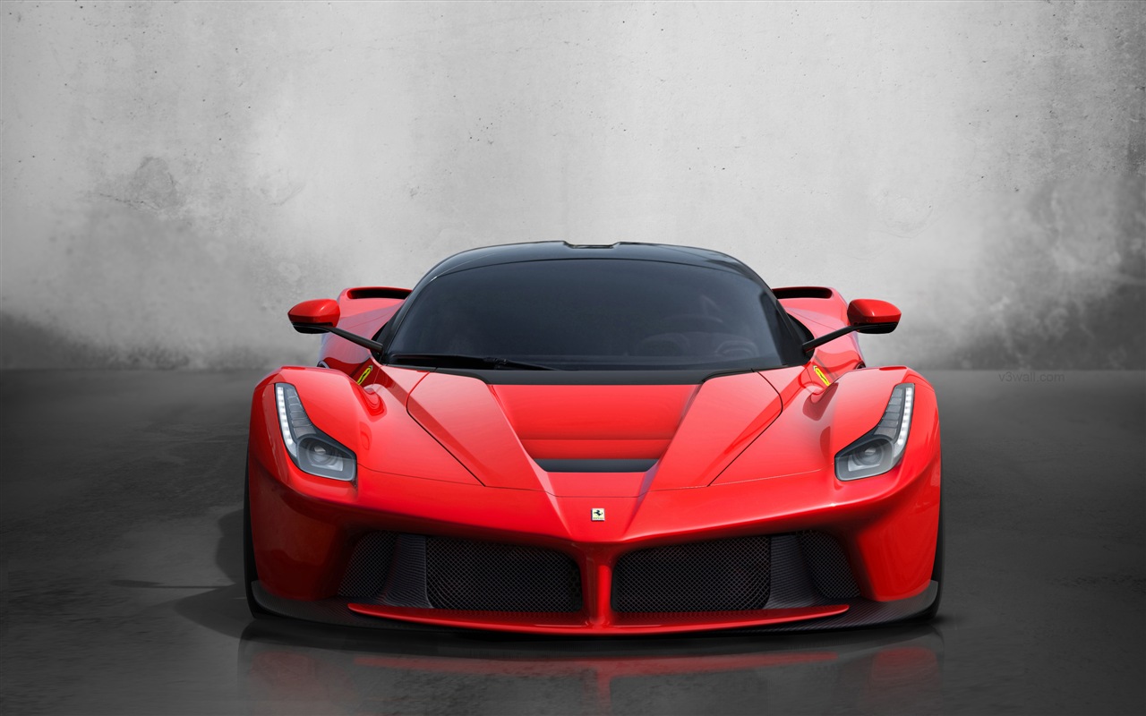 2013 Ferrari rouge LaFerrari supercar HD fonds d'écran #3 - 1280x800