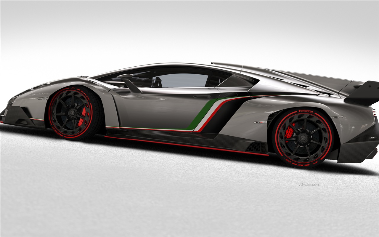 2013 Lamborghini Veneno 兰博基尼Veneno豪华超级跑车高清壁纸3 - 1280x800