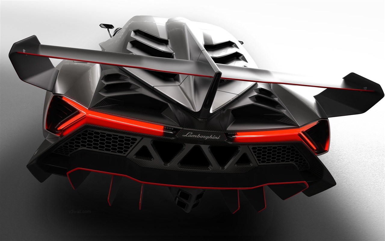 2013 Lamborghini Veneno Luxus-Supersportwagen HD Wallpaper #5 - 1280x800