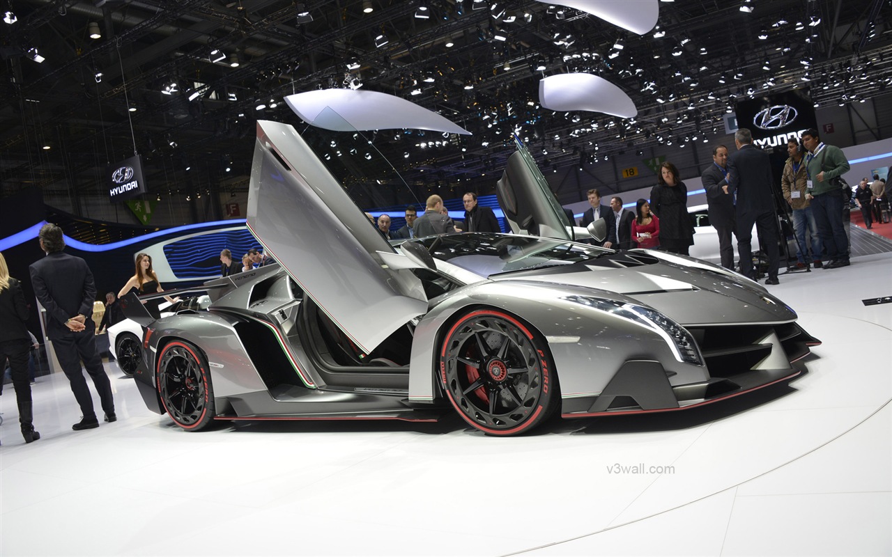 2013 Lamborghini Veneno luxe supercar HD fonds d'écran #12 - 1280x800