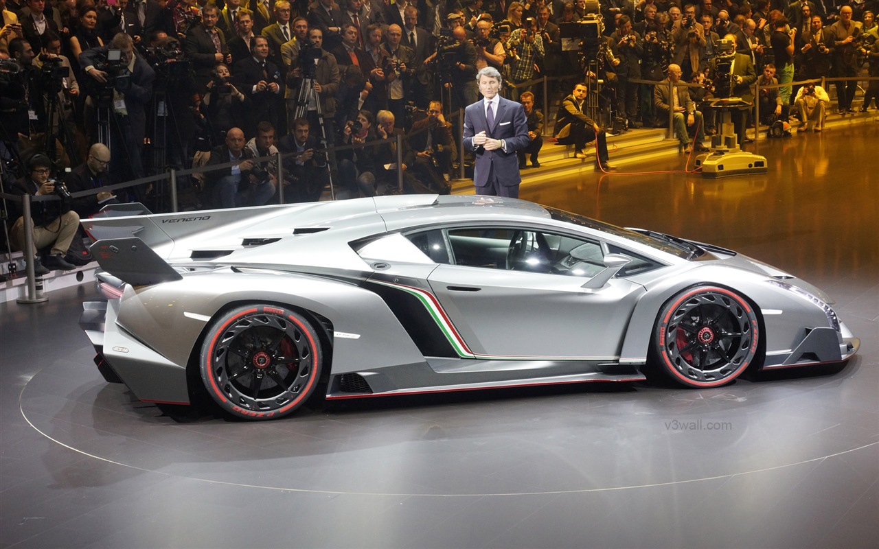 2013 Lamborghini Veneno роскошных суперкаров HD обои #14 - 1280x800