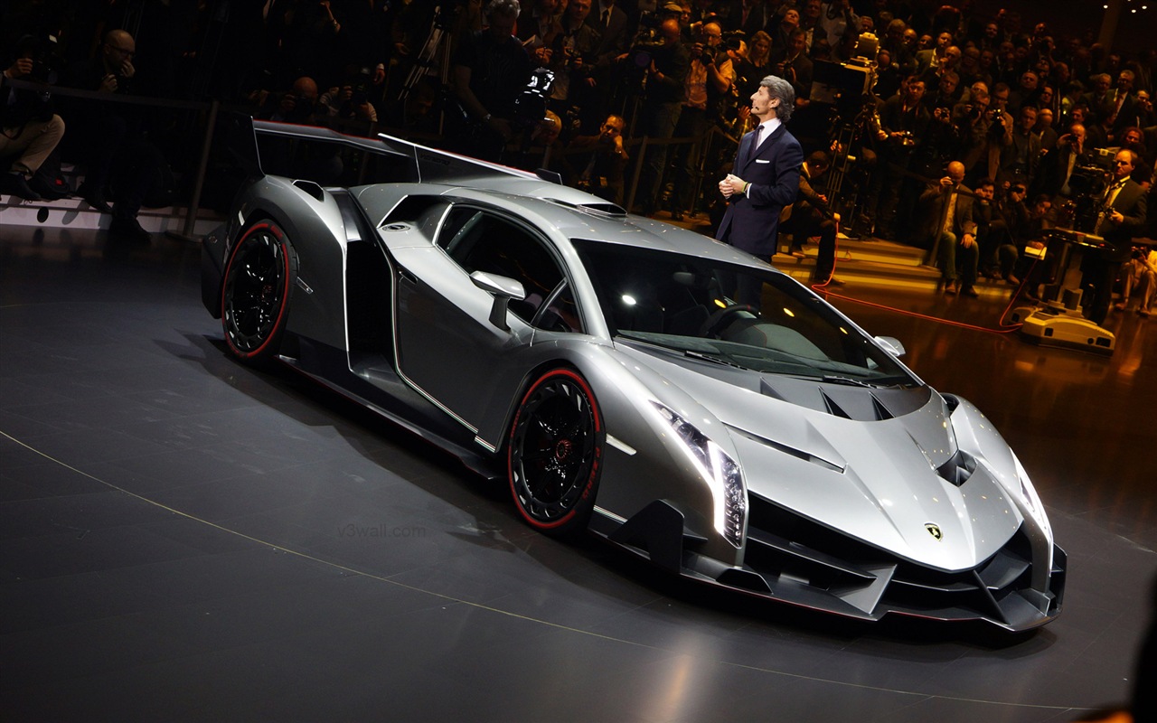 2013 Lamborghini Veneno 兰博基尼Veneno豪华超级跑车高清壁纸16 - 1280x800