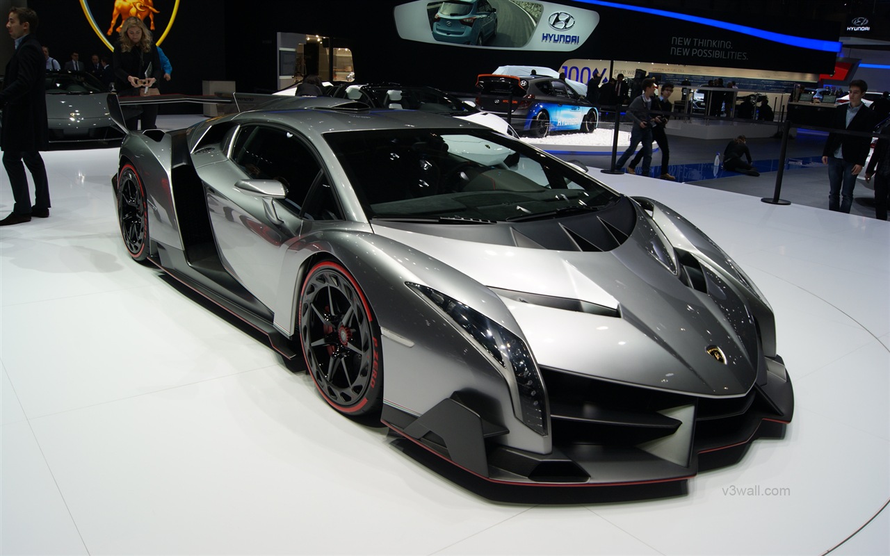 2013 Lamborghini Veneno 兰博基尼Veneno豪华超级跑车高清壁纸18 - 1280x800