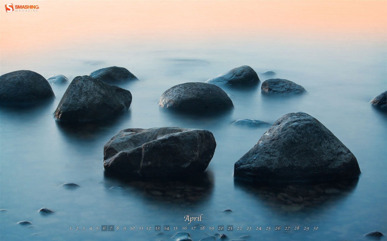 04 2013 Calendar fondo de pantalla (2) #13 - 1280x800