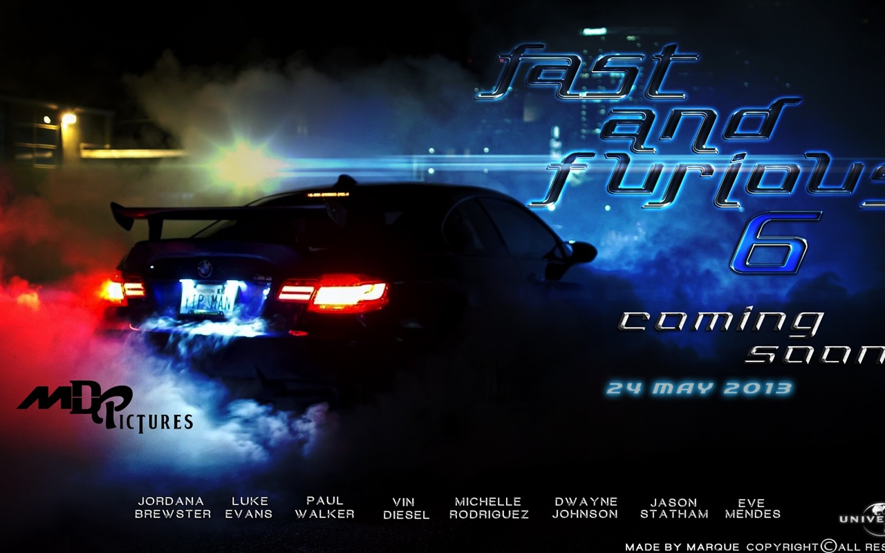 Fast And Furious 6 速度与激情6 高清电影壁纸3 - 1280x800