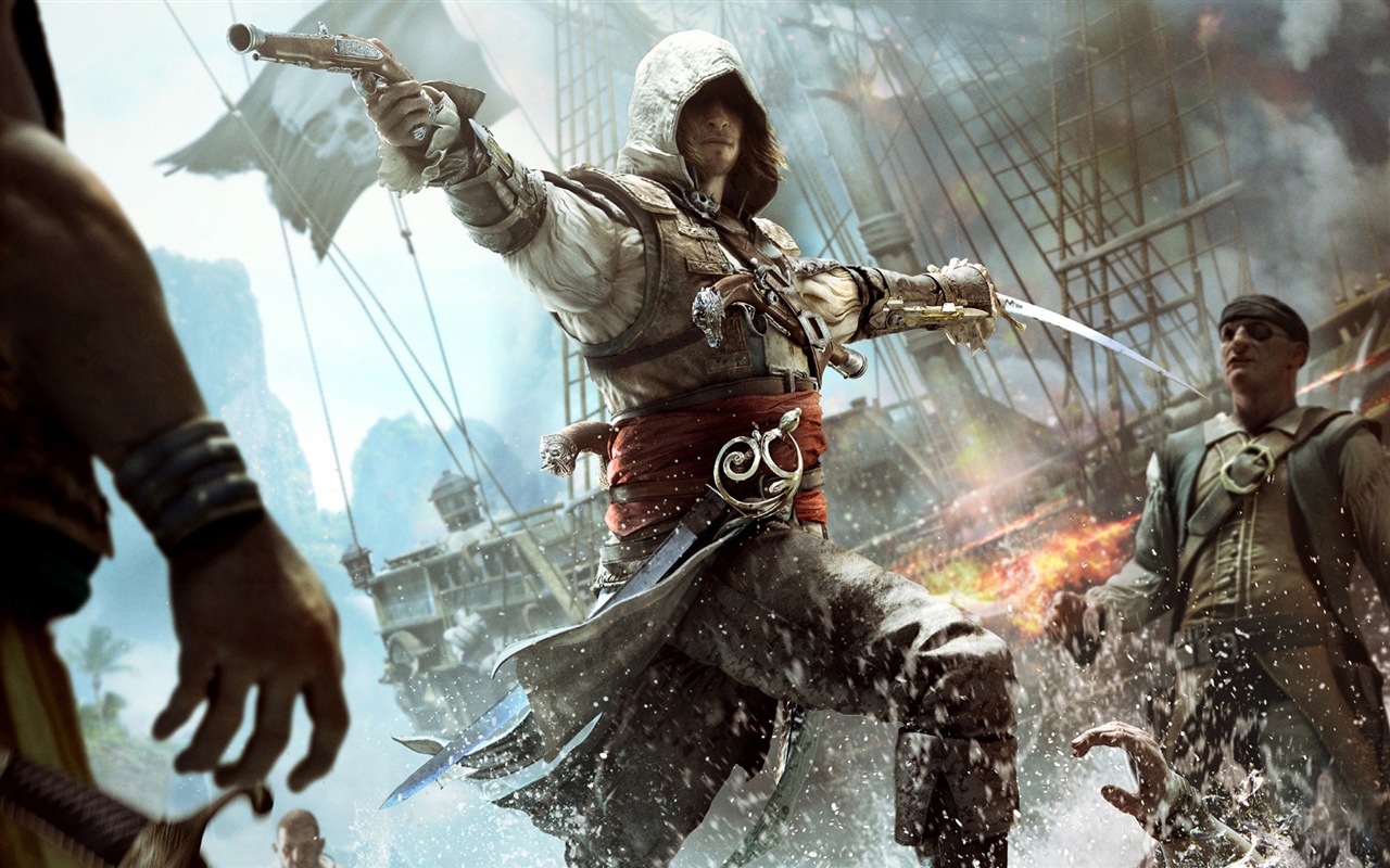 Creed IV Assassin: Black Flag HD wallpapers #6 - 1280x800
