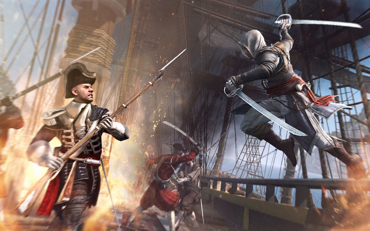 Creed IV Assassin: Black Flag HD wallpapers #12 - 1280x800