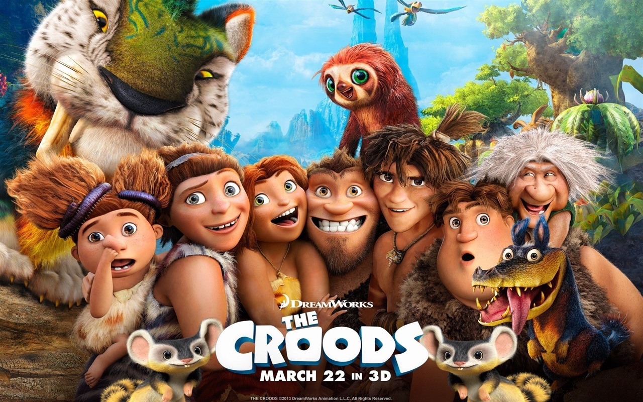 Croods HDムービーの壁紙 #1 - 1280x800