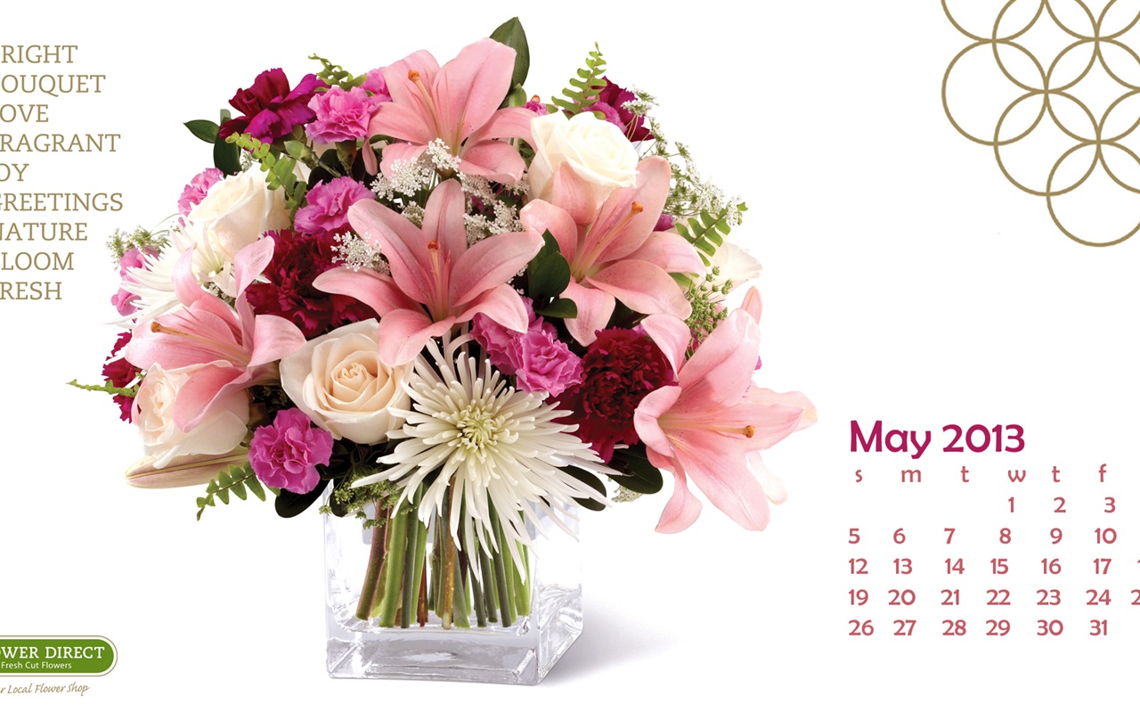 Mayo 2013 fondos de escritorio calendario (2) #22 - 1280x800
