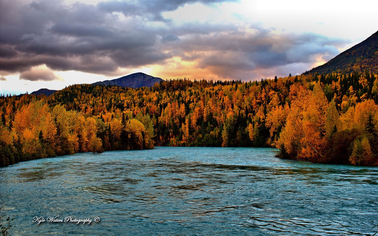 Windows 8 Theme Wallpaper: Alaska Landschaft #1 - 1280x800