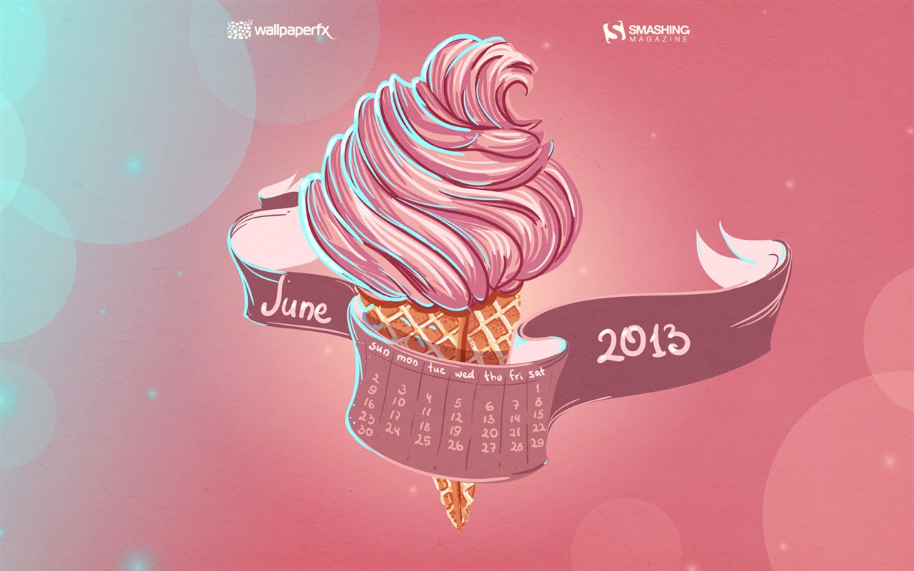 June 2013 calendar wallpaper (2) #2 - 1280x800