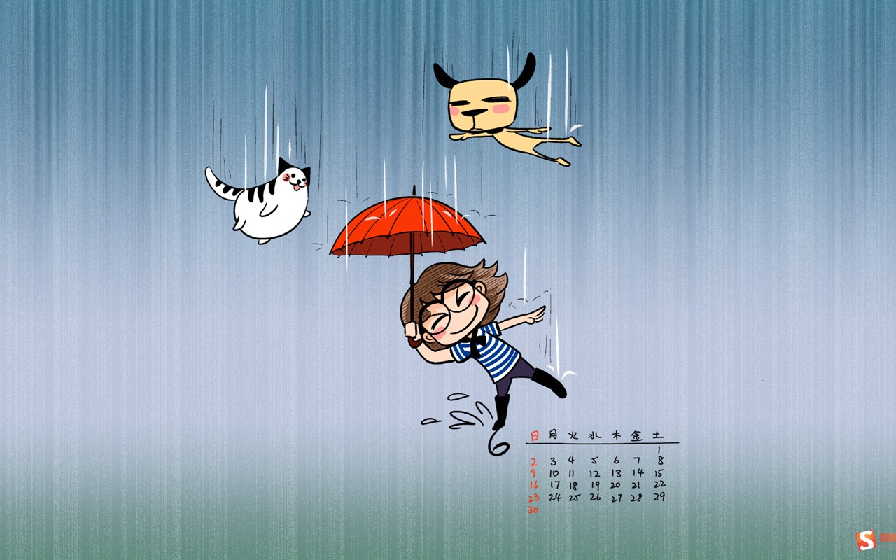 June 2013 calendar wallpaper (2) #11 - 1280x800