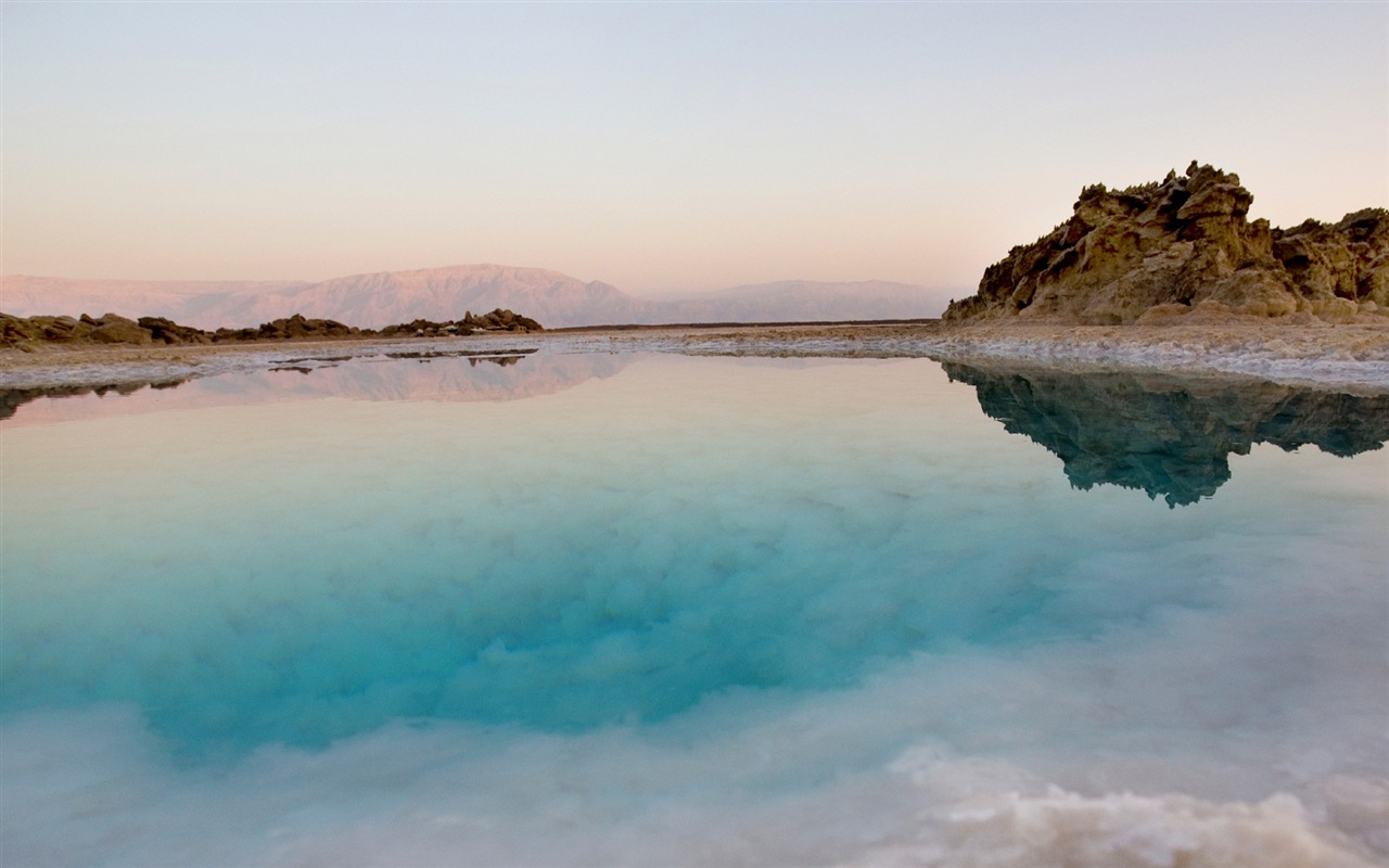 Dead Sea hermosos paisajes HD wallpapers #2 - 1280x800