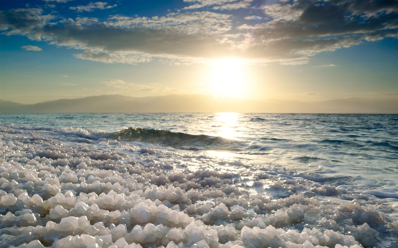 Dead Sea paysages magnifiques fonds d'écran HD #5 - 1280x800