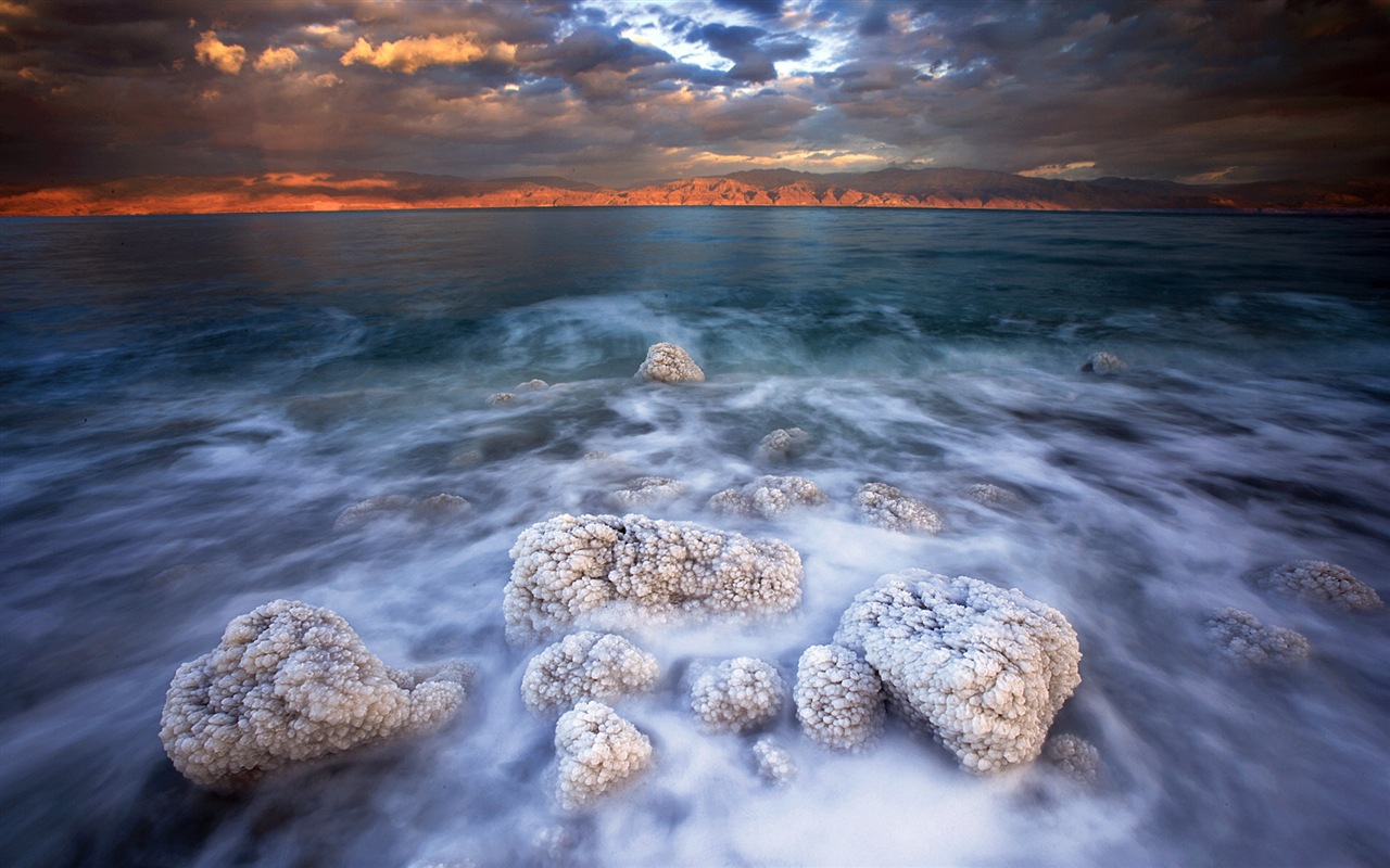 Dead Sea paysages magnifiques fonds d'écran HD #9 - 1280x800