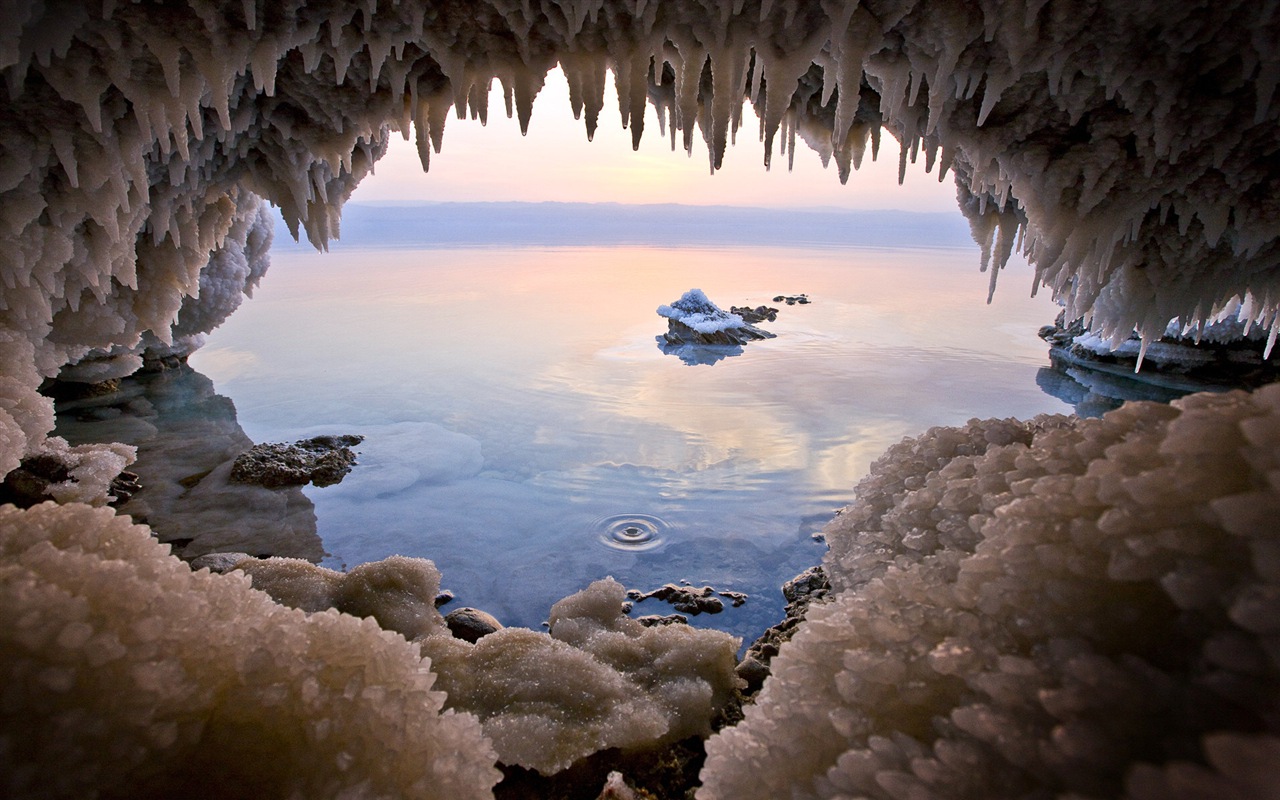 Dead Sea paysages magnifiques fonds d'écran HD #10 - 1280x800