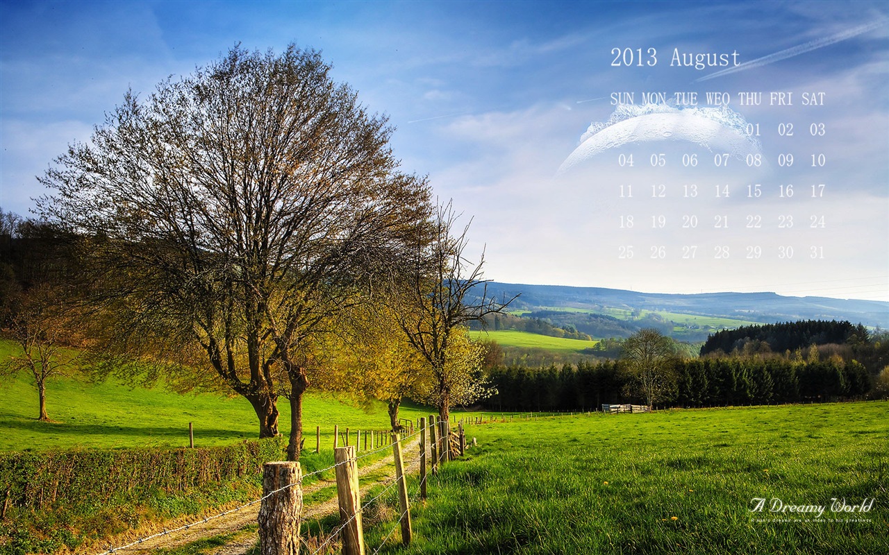 08 2013 calendario fondo de pantalla (1) #5 - 1280x800