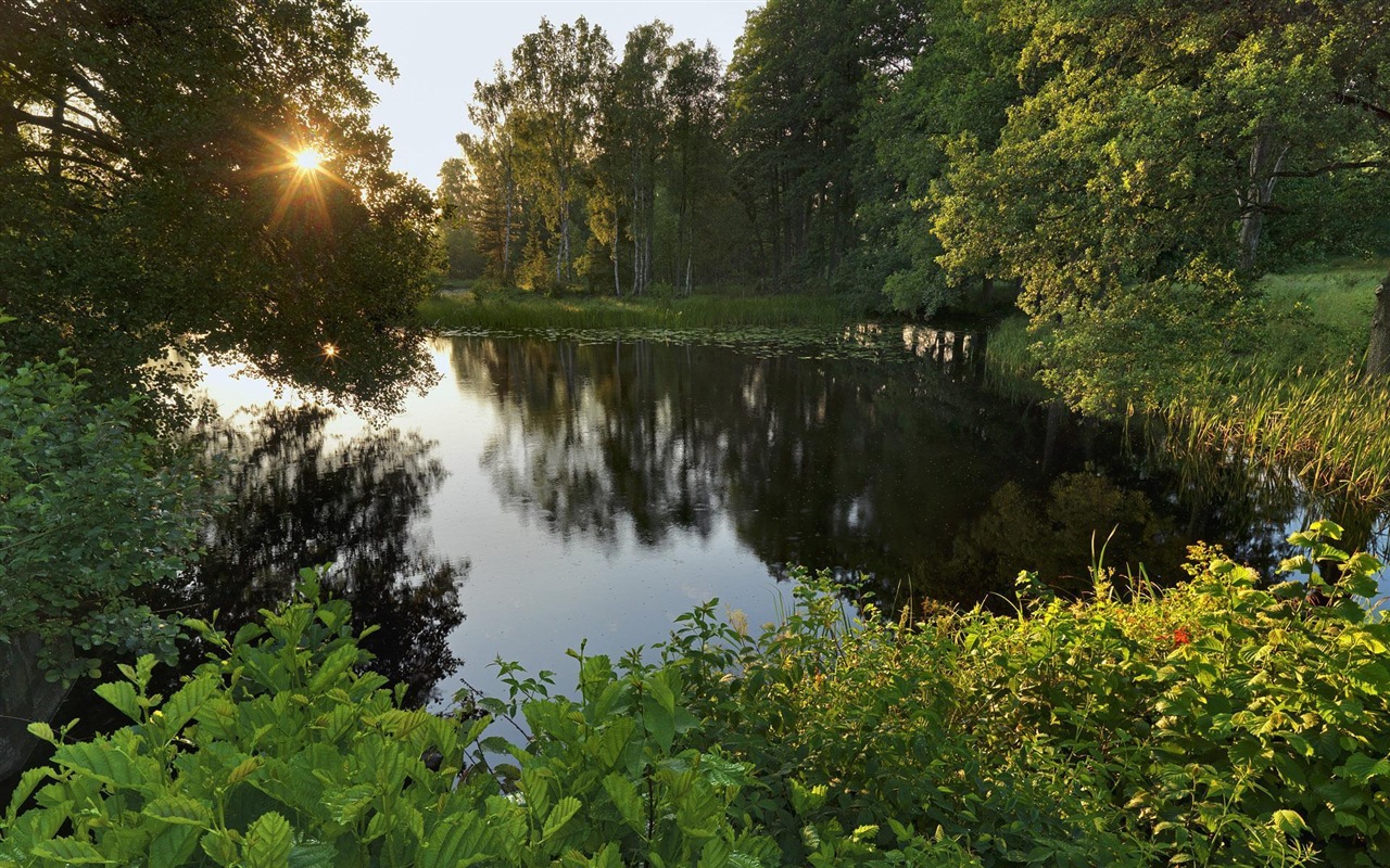 Švédsko sezón přírodní krásy HD tapety na plochu #3 - 1280x800