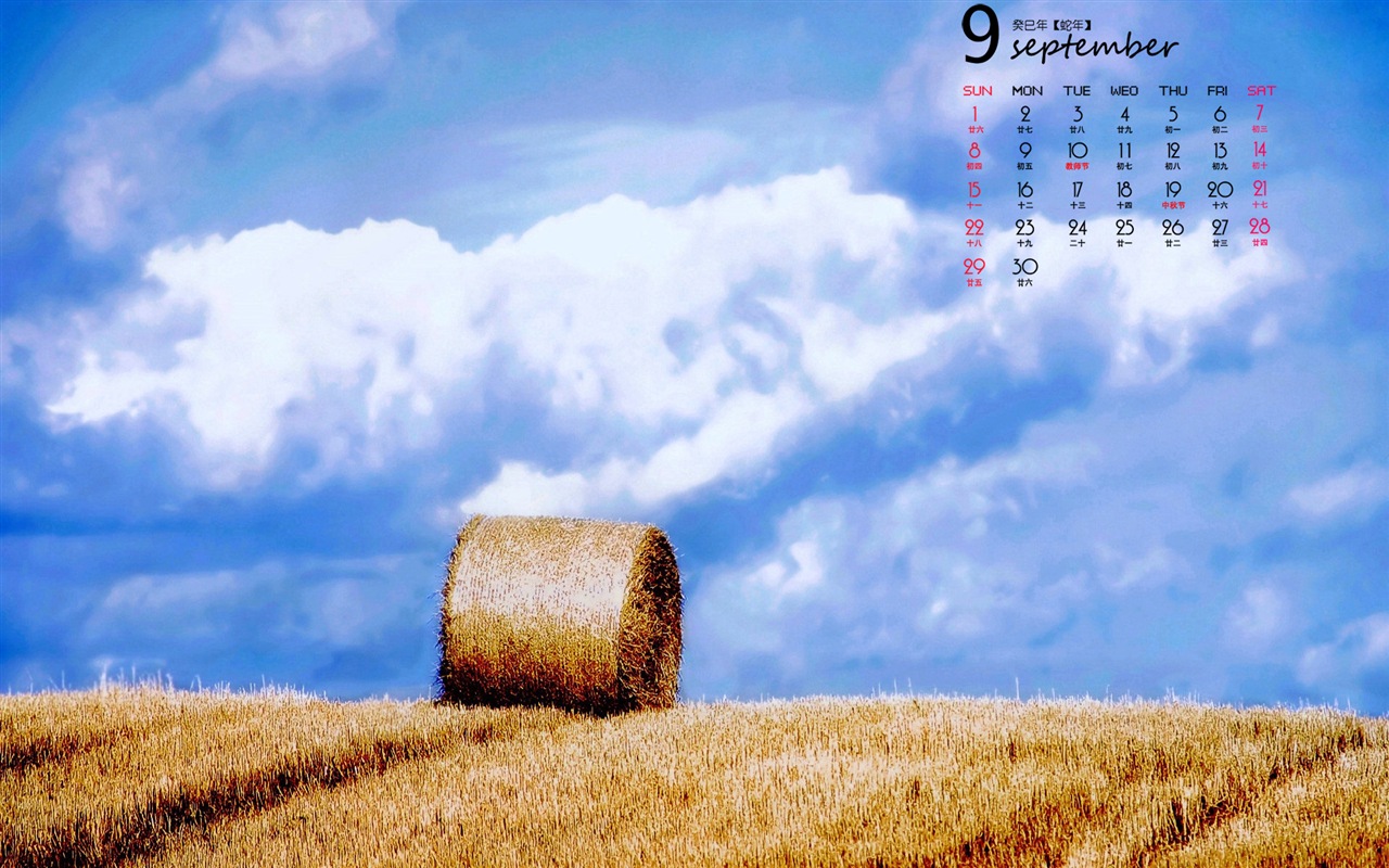 Сентябрь 2013 Календарь обои (1) #16 - 1280x800