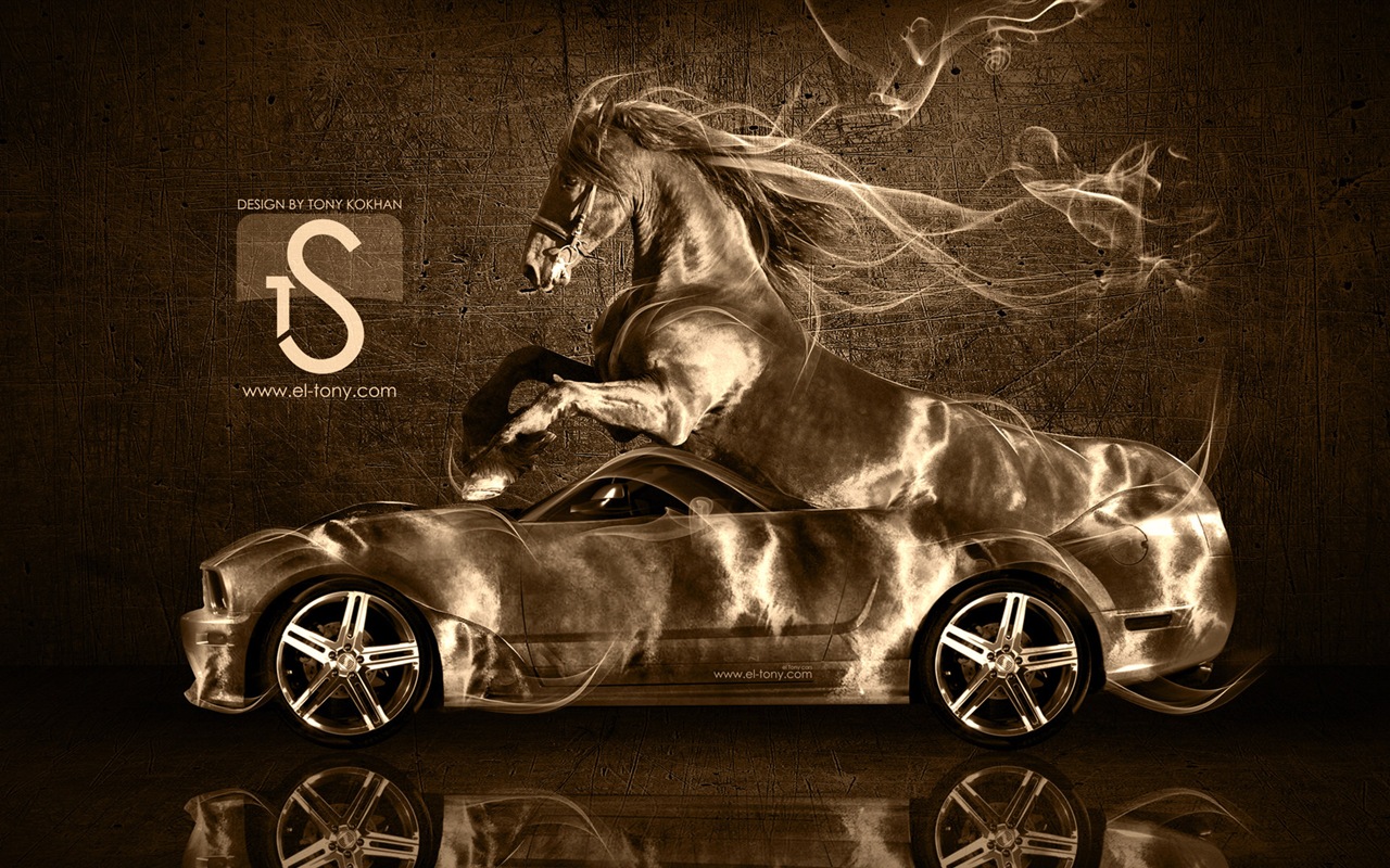Creative dream car design wallpaper, Animal automotive #8 - 1280x800