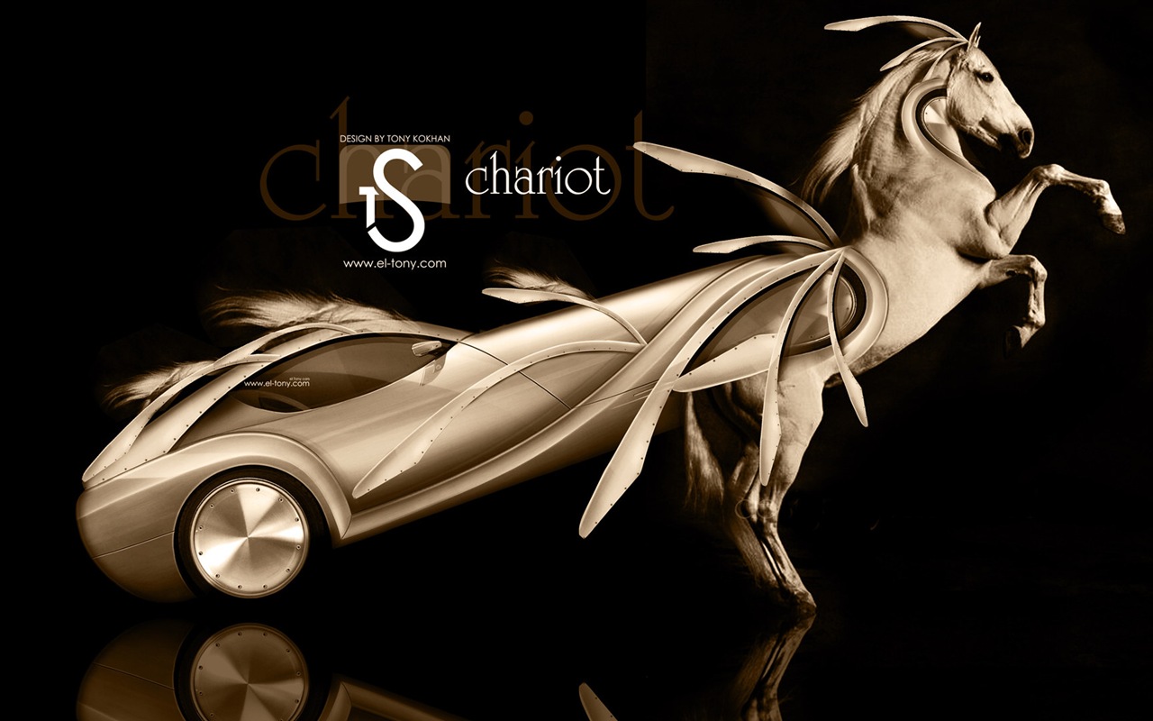 クリエイティブ夢の車のデザインの壁紙、動物自動車 #19 - 1280x800