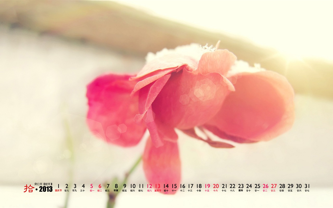 October 2013 calendar wallpaper (1) #20 - 1280x800