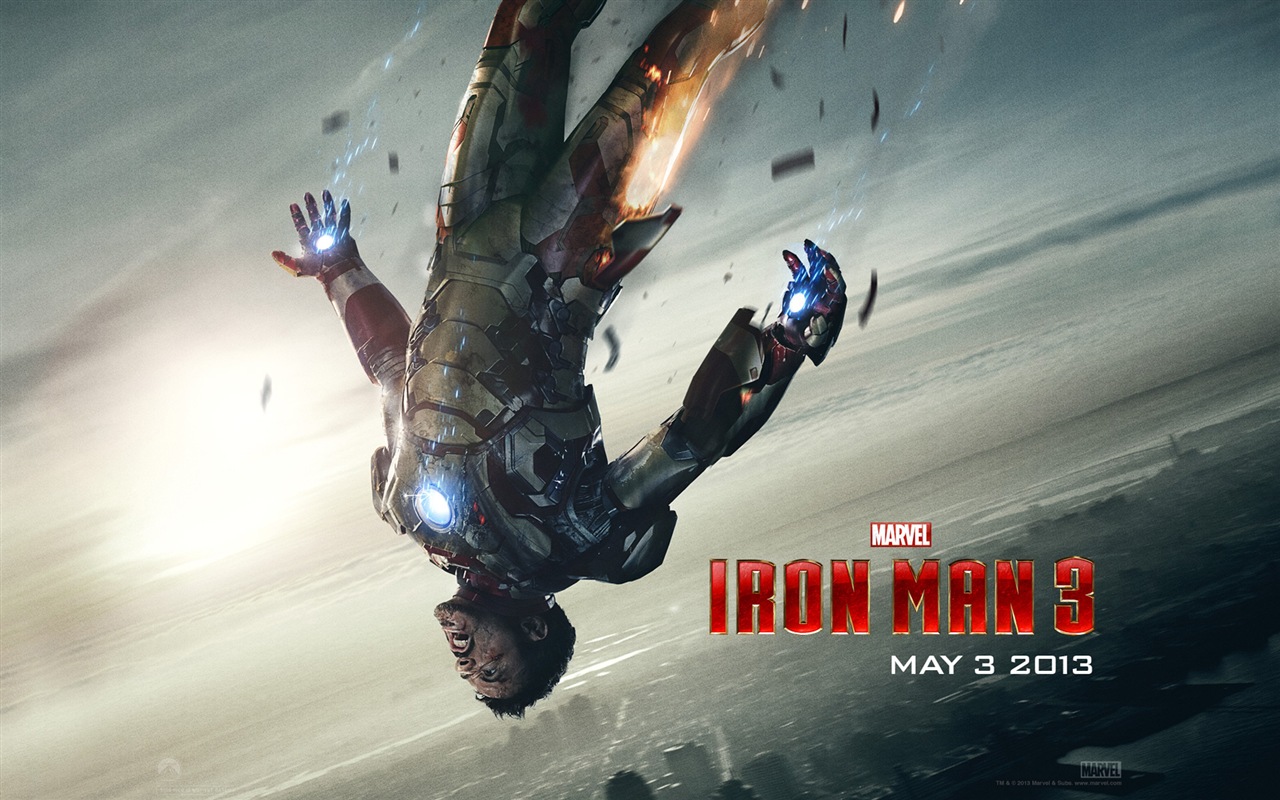 2013 Iron Man 3 nejnovější HD tapety na plochu #2 - 1280x800