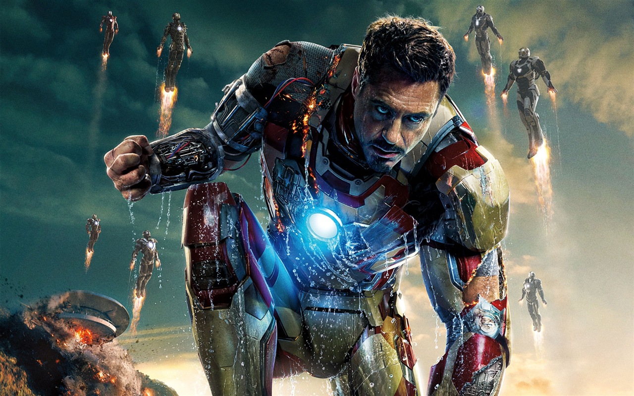 2013 Iron Man 3 nejnovější HD tapety na plochu #12 - 1280x800