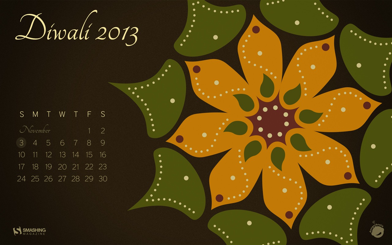 11 2013 Calendar fondo de pantalla (2) #5 - 1280x800