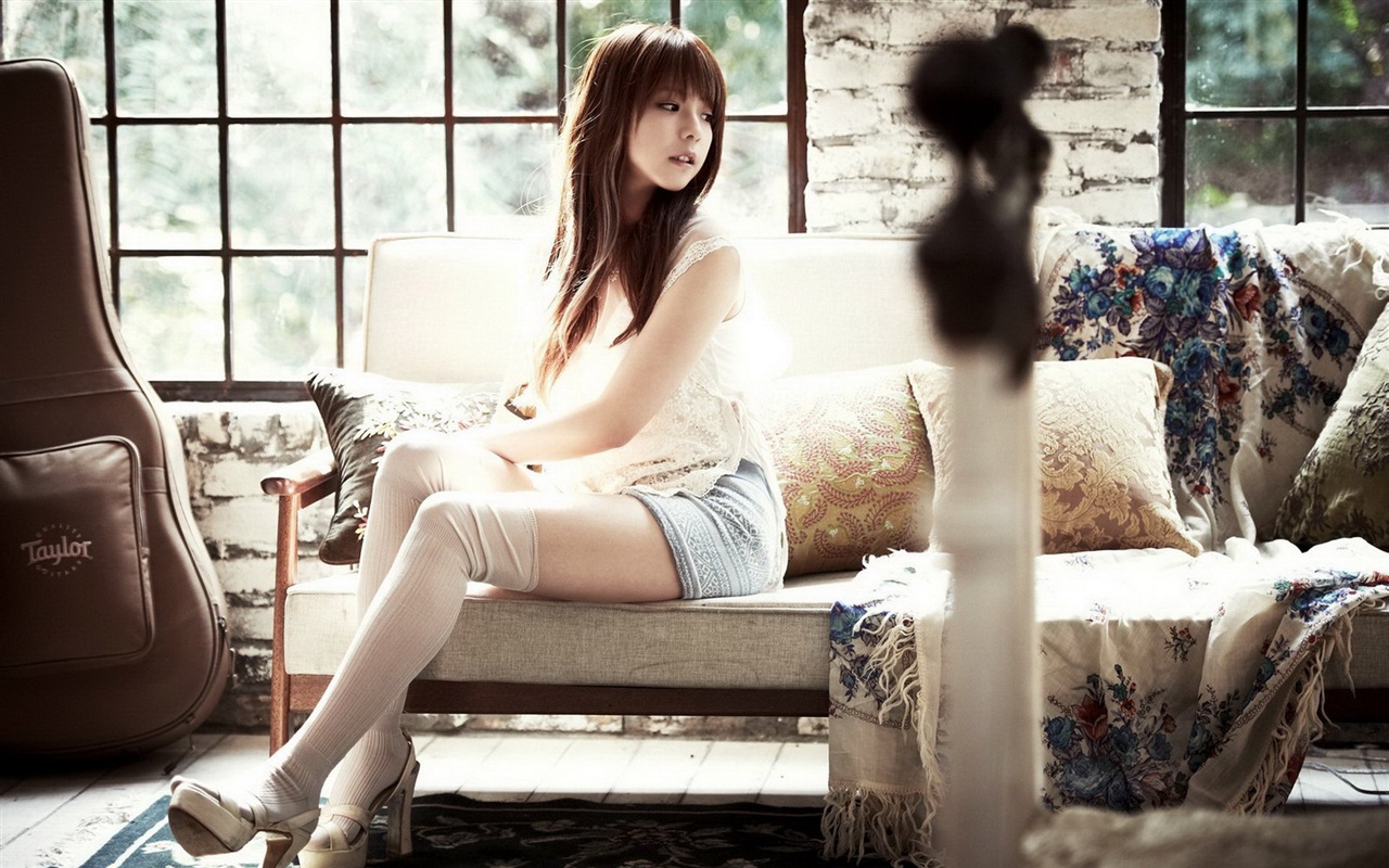 JUNIEL Korea krásné HD tapety na plochu dívky #3 - 1280x800