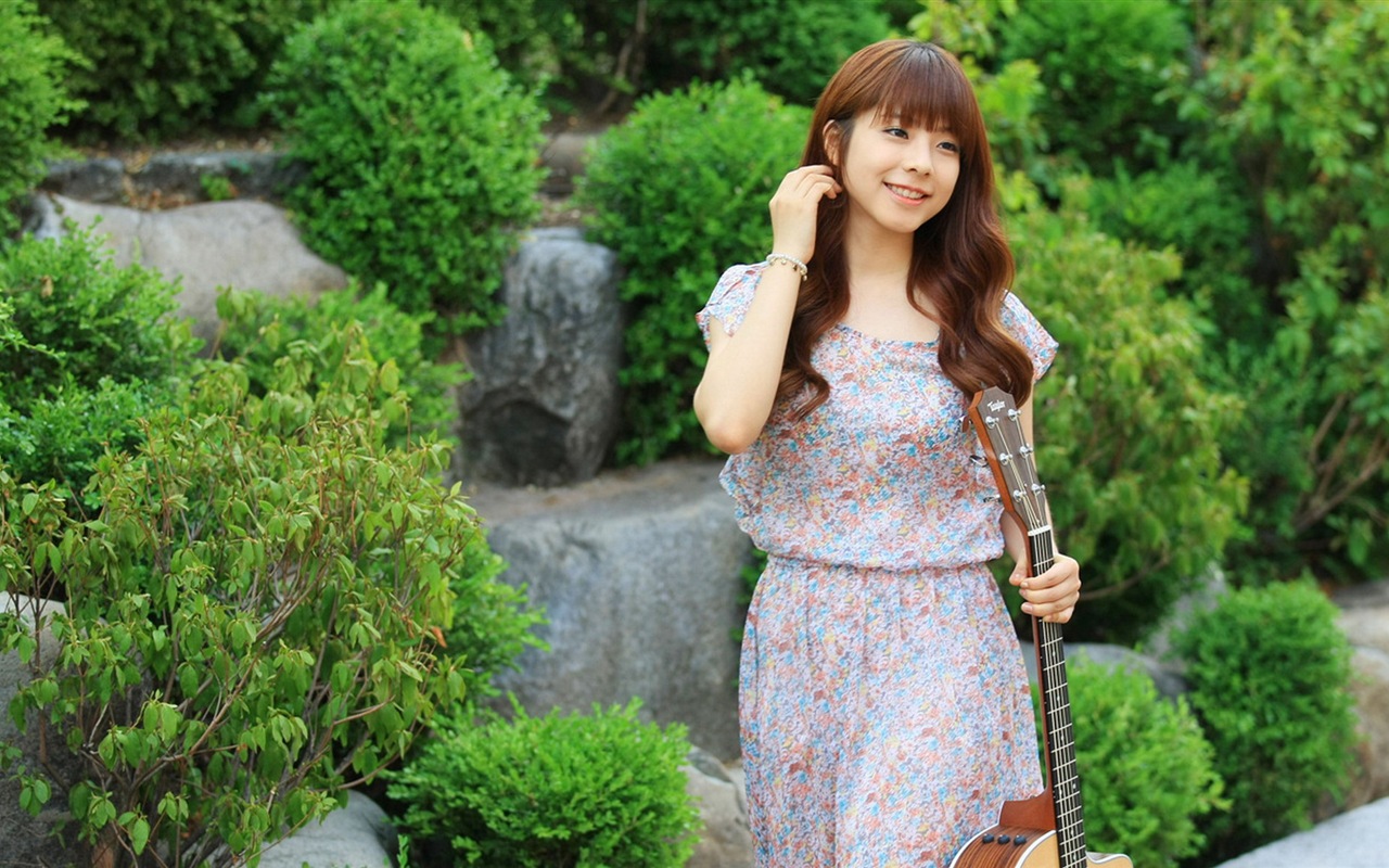 JUNIEL Korea krásné HD tapety na plochu dívky #4 - 1280x800